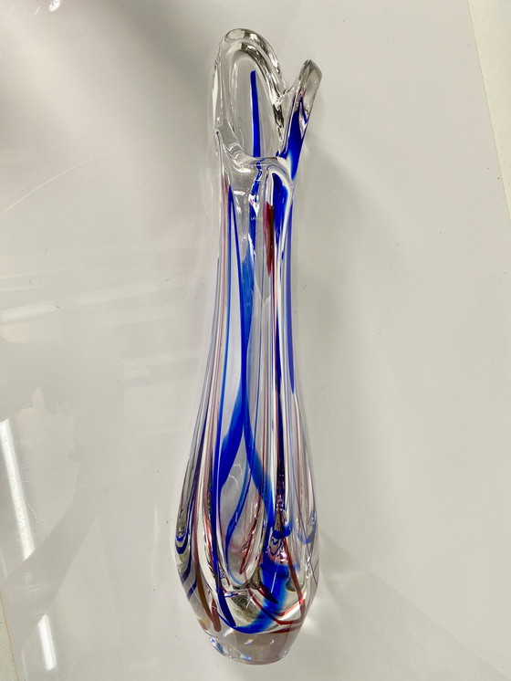 Image 1 of Max Verboeket - Große Vase Kristalunie Maastricht