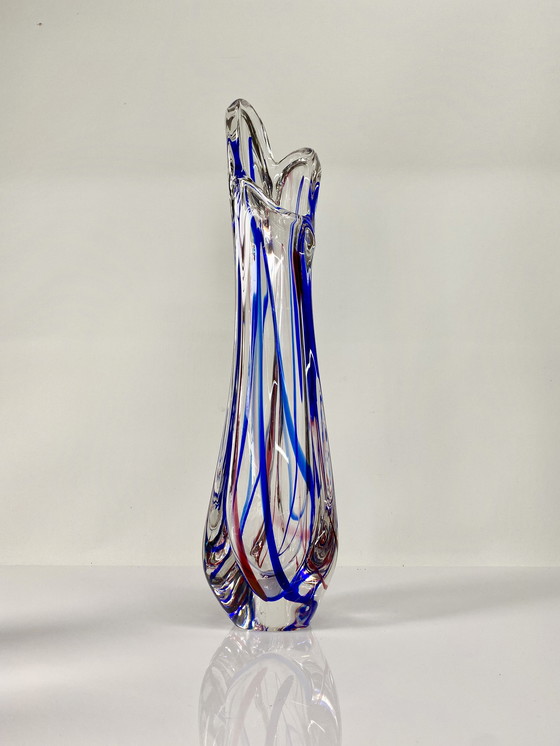 Image 1 of Max Verboeket - Große Vase Kristalunie Maastricht