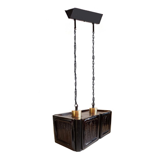 Image 1 of Kosta Boda Pendelleuchte von Erik Höglund