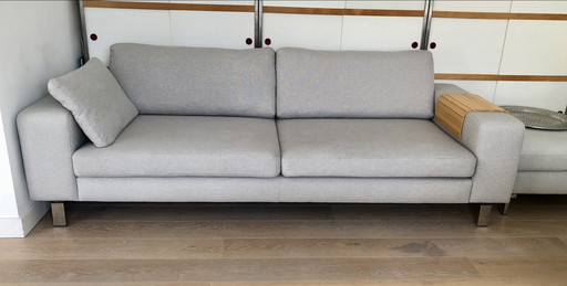 Hulshoff Design-Sofa + Ottomane