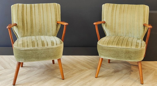 2x Cocktailsessel aus der Mitte des Jahrhunderts