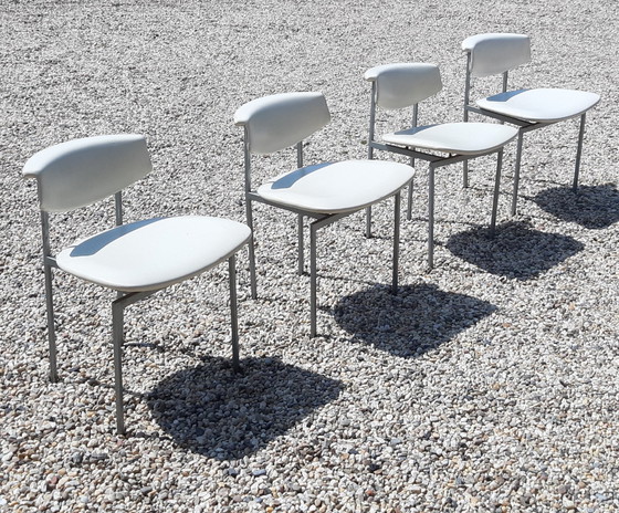 Image 1 of 4x Rudolf Wolf Mäander Alpha Stuhl