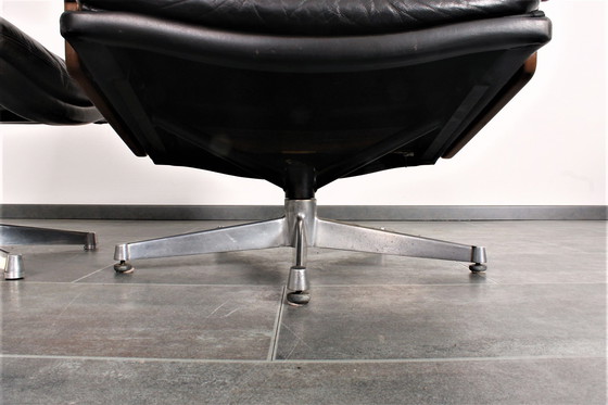 Image 1 of Vintage Strassle King Stuhl + King Fußhocker