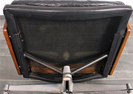 Image 1 of Vintage Strassle King Stuhl + King Fußhocker