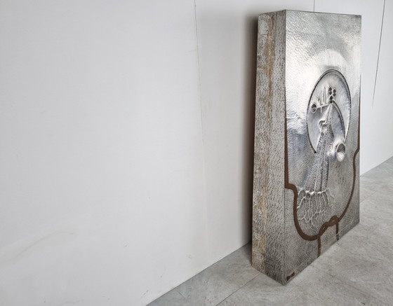 Image 1 of Vintage große brutalistische Skulptur