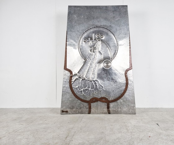 Image 1 of Vintage große brutalistische Skulptur