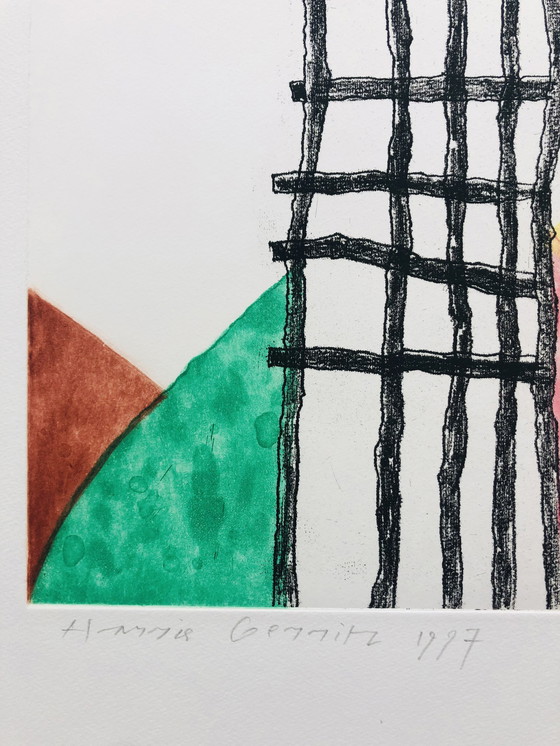 Image 1 of Harrie Gerritz - Radierung Aquatinta