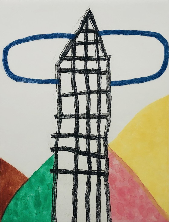 Image 1 of Harrie Gerritz - Radierung Aquatinta