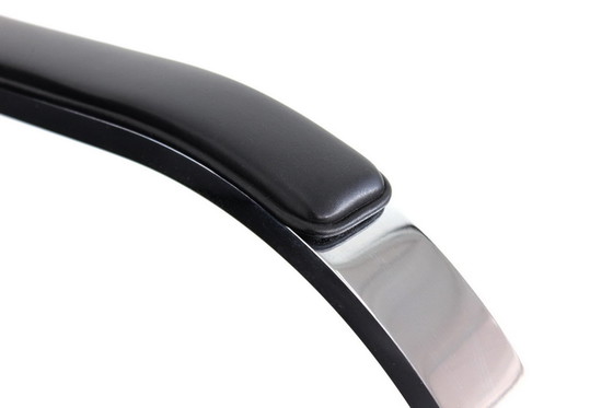 Image 1 of 2x Knoll Int. Brno Chair, Cantilever Chair / Freischwinger Stuhl, Mies van der Rohe,  Chromed flat steel, leather cover