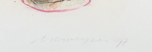 Schöne Lithographie Henk Vierveijzer – lithos zeefdrukken, Abstract (photo 2 of 5)