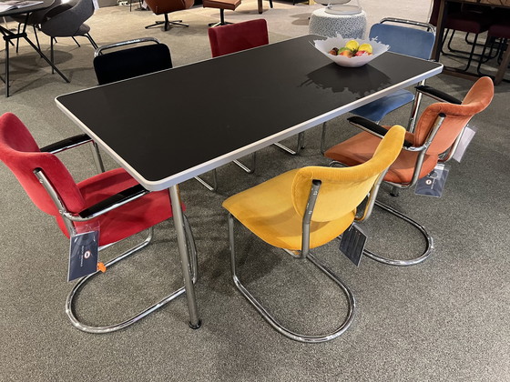 Image 1 of Gebr. van der Stroom Dutch Originals Gispen 515 Esstisch