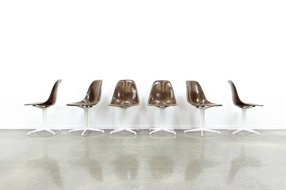 Image 1 of 6x Eames La Fonda Stuhl, Set