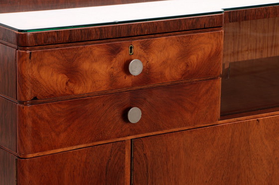 Image 1 of Art Deco Sideboard aus Walnussholz