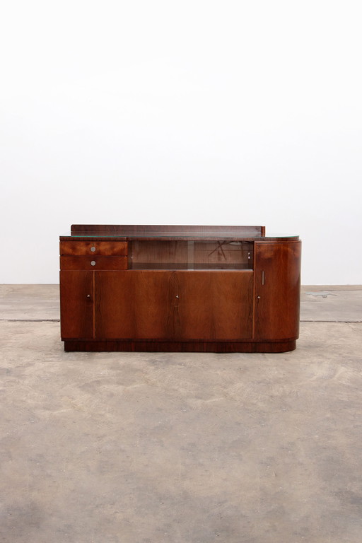 Art Deco Sideboard aus Walnussholz