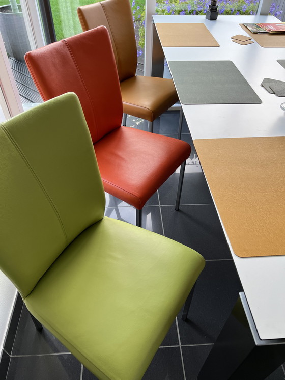 Image 1 of Canarias Designtisch mit 6 Lederstühlen