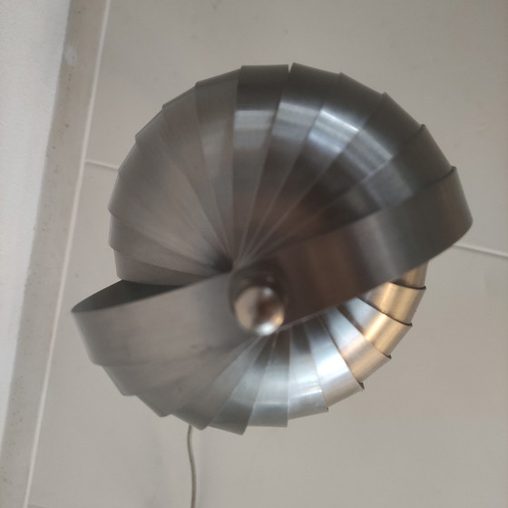 Image 1 of Lamellen-Hängelampe von Henri Mathieu