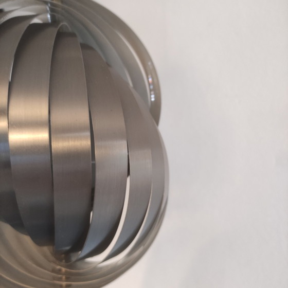 Image 1 of Lamellen-Hängelampe von Henri Mathieu