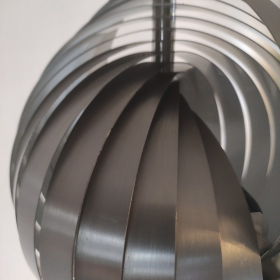 Image 1 of Lamellen-Hängelampe von Henri Mathieu