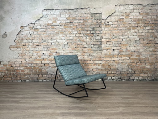 Gus Modern GT Rocker blau gestreift - Sessel