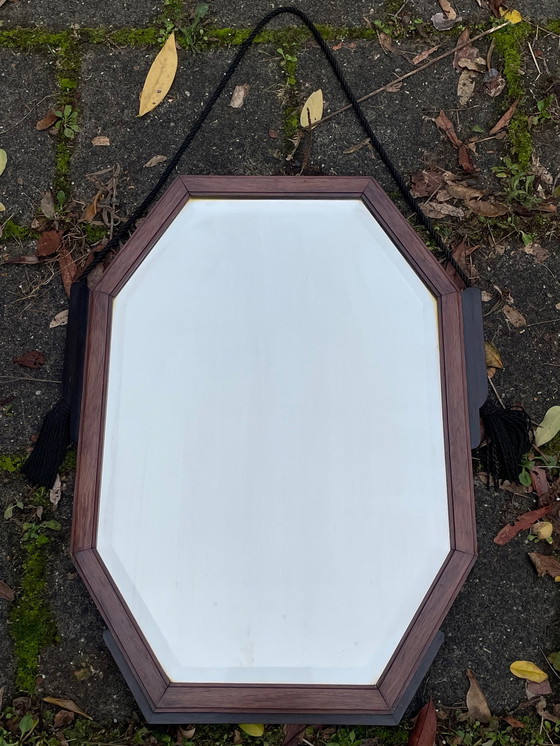 Image 1 of Amsterdamer Schulspiegel, Facettenschliff Art Deco