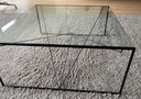 Design Tisch aus Glas