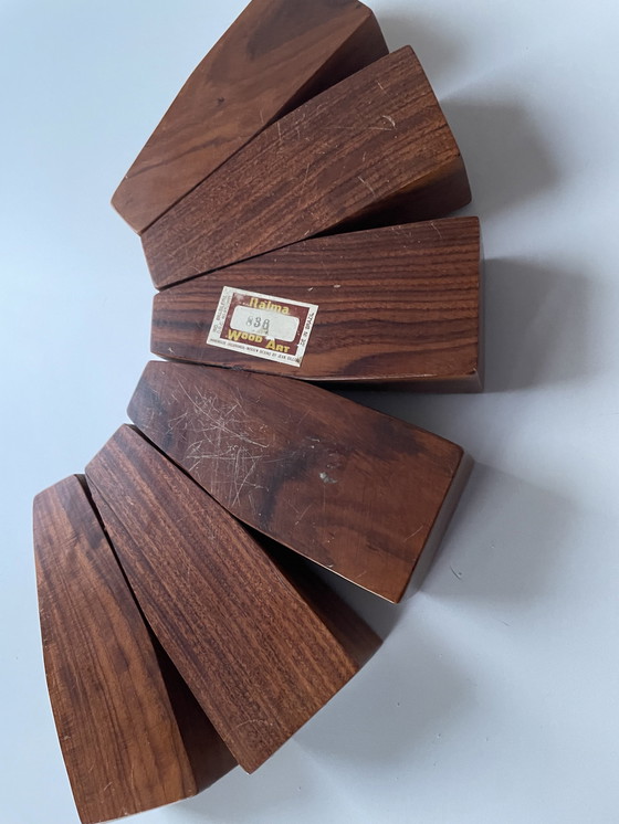 Image 1 of Italma Holz Kunst Schal, entworfen von Jean Gillon