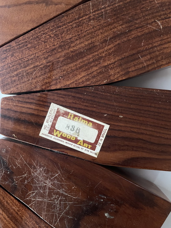 Image 1 of Italma Holz Kunst Schal, entworfen von Jean Gillon