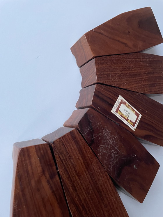 Image 1 of Italma Holz Kunst Schal, entworfen von Jean Gillon