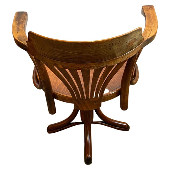 Image 1 of Vintage Kapitänsstuhl aus Bugholz