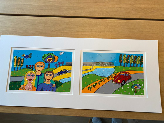 Image 1 of 2x Franz Bodner Siebdruck