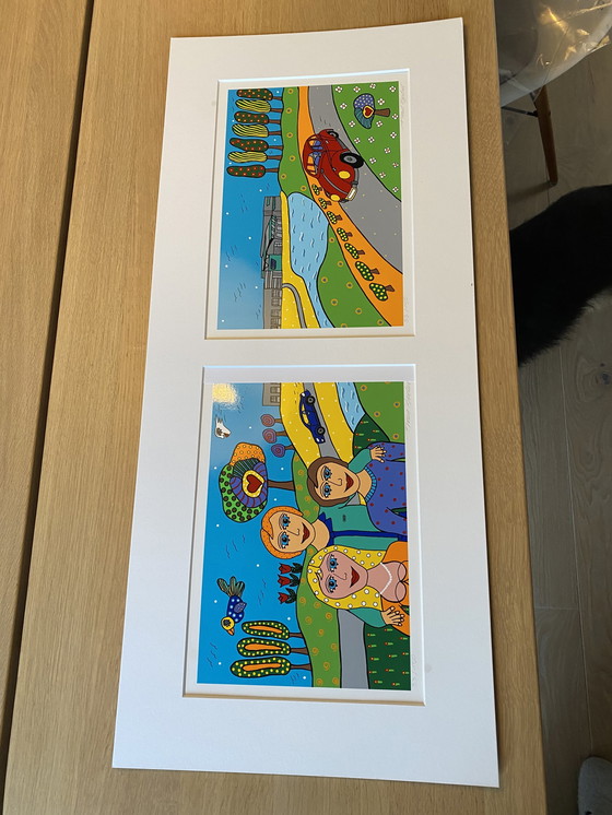 Image 1 of 2x Franz Bodner Siebdruck