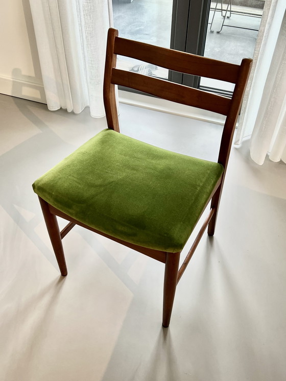 Image 1 of 5x Mid-Century Teak Esszimmerstühle