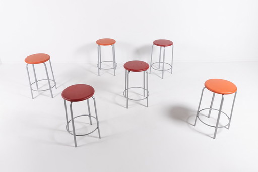 6x Kinnarps Hocker „Frisbee“ von Christian Halleröd