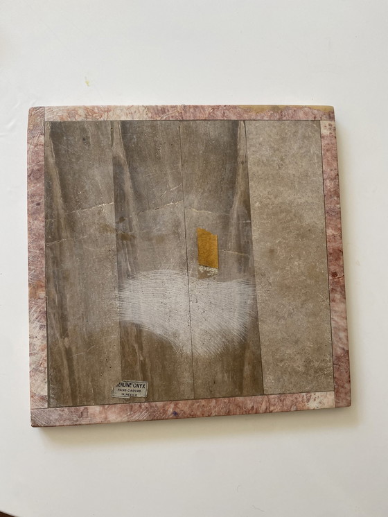 Image 1 of Schachbrett aus Onyxmarmor