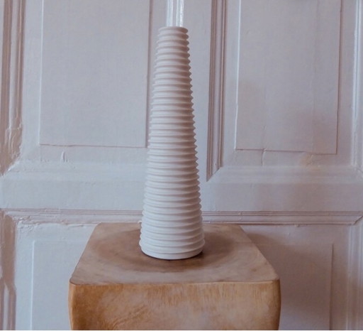 Vintage Tischlampe aus Porzellan