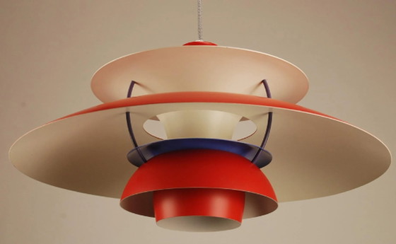Image 1 of Louis Poulsen PH5 Pendelleuchte rotes Licht