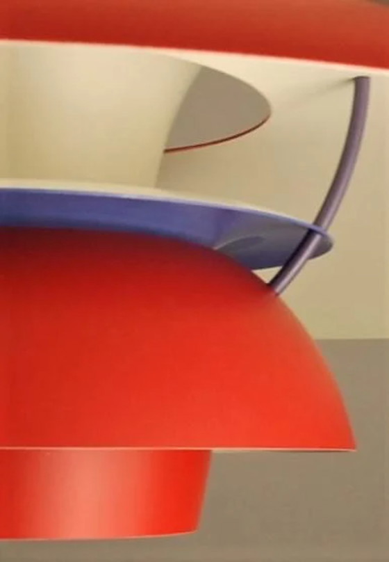 Image 1 of Louis Poulsen PH5 Pendelleuchte rotes Licht
