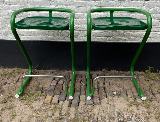Image 1 of 2x Vintage Lammhulst Barhocker