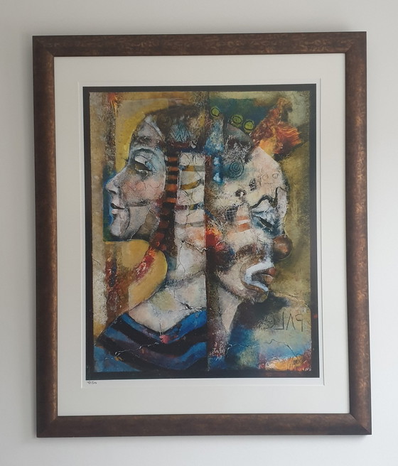 Image 1 of Astrid Engels Ying en Yang Giclée Druk 4/150