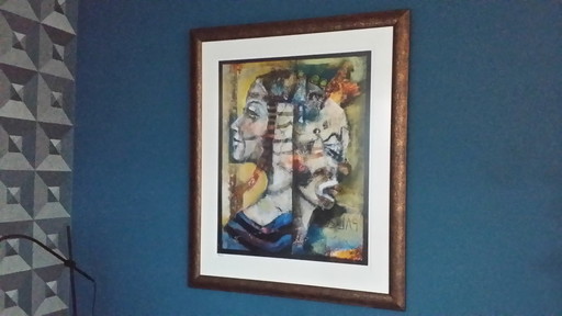 Astrid Engels Ying en Yang Giclée Druk 4/150