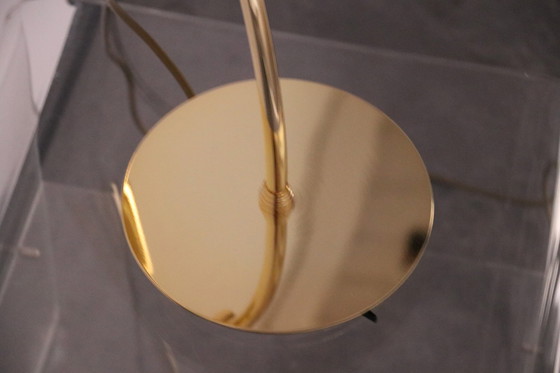 Image 1 of 2x Schreibtisch- oder Tischlampen aus Messing von Massive - Belgien - 1980er Jahre