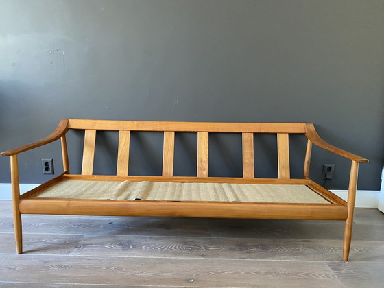 Image 1 of Wilhelm Knoll Anitmott Sofa/Sofa in Kirschholz 60er Jahre