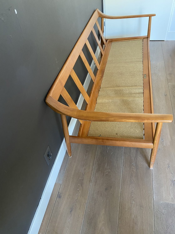 Image 1 of Wilhelm Knoll Anitmott Sofa/Sofa in Kirschholz 60er Jahre