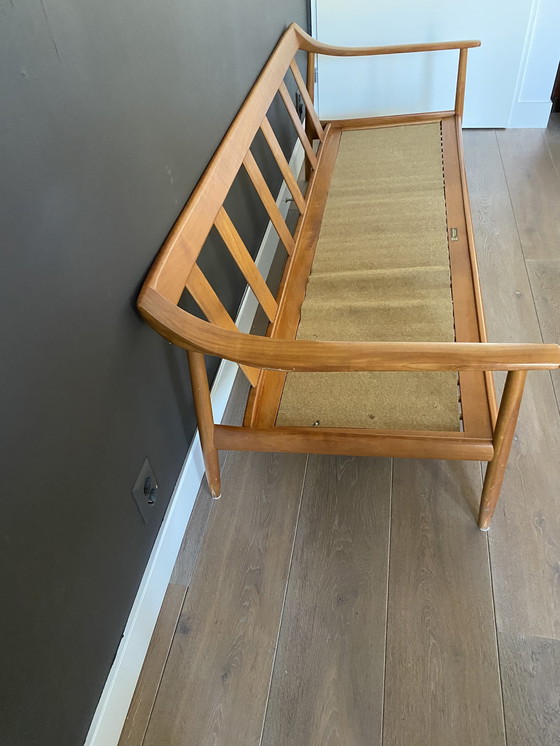 Image 1 of Wilhelm Knoll Anitmott Sofa/Sofa in Kirschholz 60er Jahre