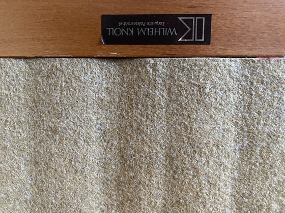 Image 1 of Wilhelm Knoll Anitmott Sofa/Sofa in Kirschholz 60er Jahre