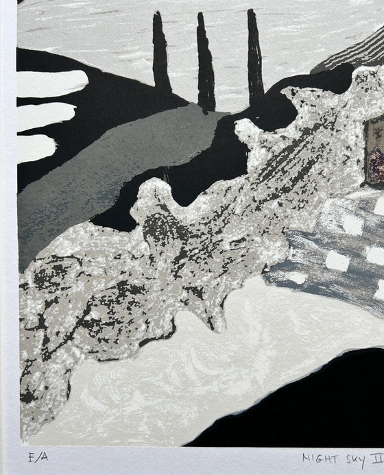 Image 1 of Ronald Boonacker – Night Sky II Siebdruck