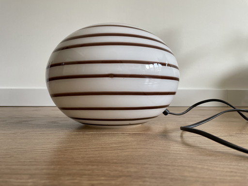 Ilu Di Vetro Swirl Tischlampe