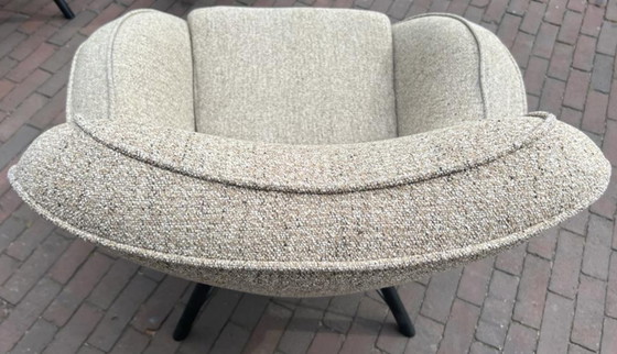 Image 1 of 2x Nix Design Joe Sessel + Fußhocker