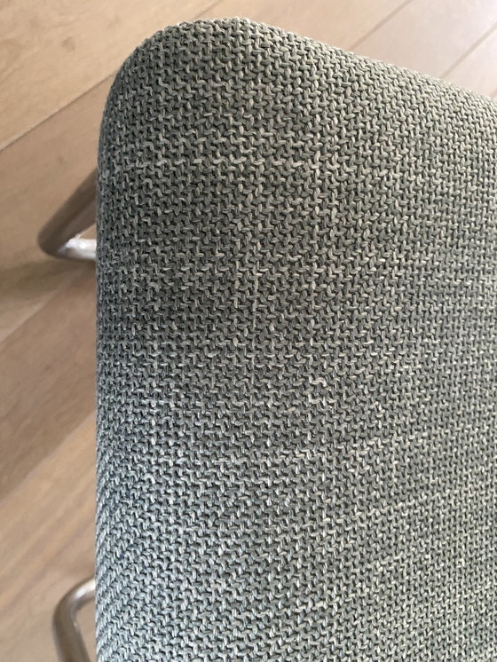 Image 1 of 6 x De Dykmeyer Purmer Rohrgestellstühle mit Armlehnen.