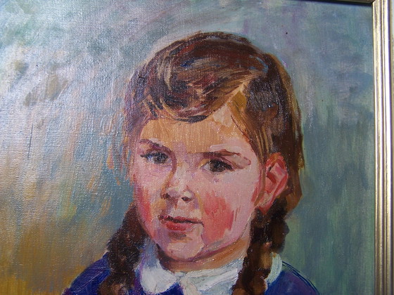 Image 1 of Jan Lucas van der Baan Porträt eines Mädchens